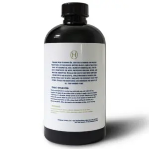 Seasoning Oil - back of bottle