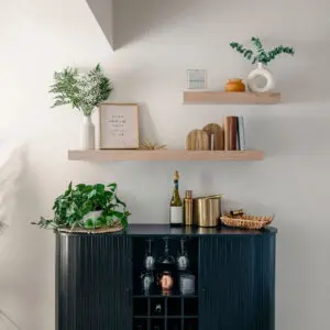 Soft latte mounted on a wall