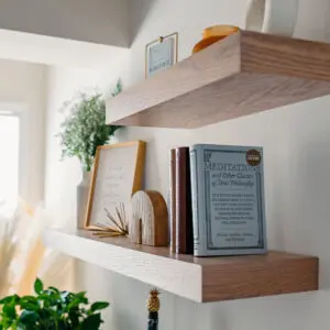 Floating shelving