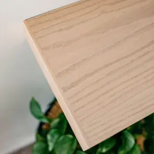 Shelf closeup showing color and texture